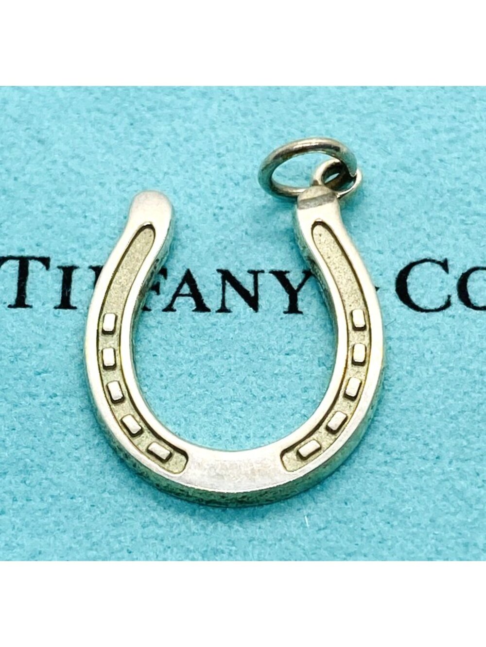 Tiffany & Co Sterling Silver 925 Horseshoe Pendant Charm